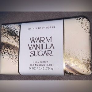 Bath & Body Works Warm Vanilla Sugar Shea Butter Cleansing Bar 5 Oz